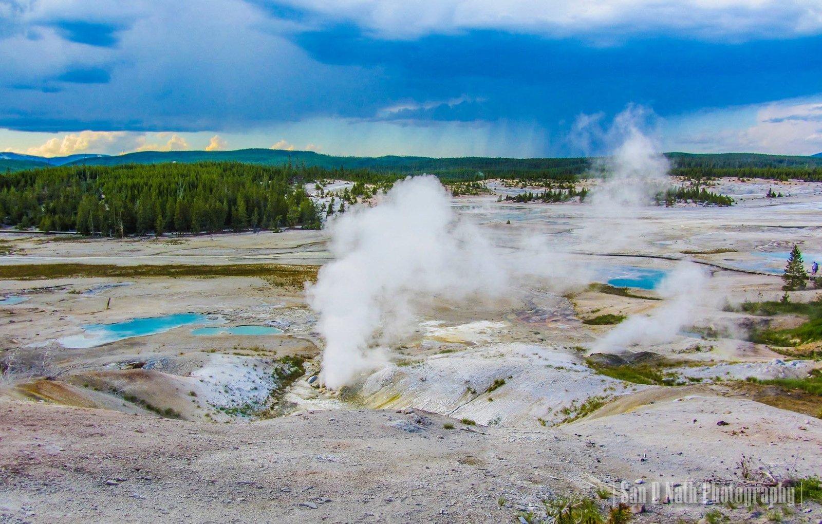 Yellowstone fuming